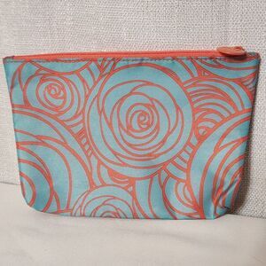 5/$20 Ipsy Cosmetic Makeup Travel Organizer Purse Organizer Blue Orange